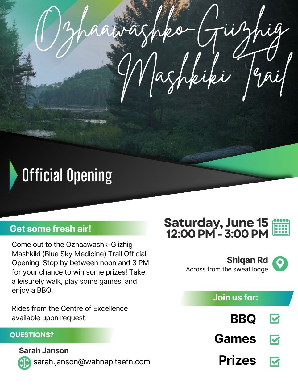 Bass Lake Trail Grand Opening