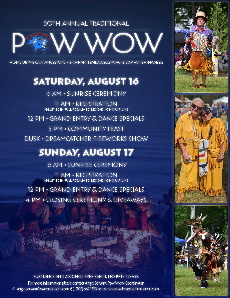 Powwow event poster 2025