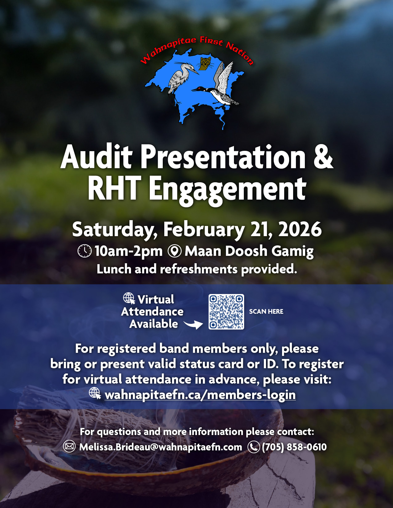 Notice: Audit Presentation & RHT Engagement