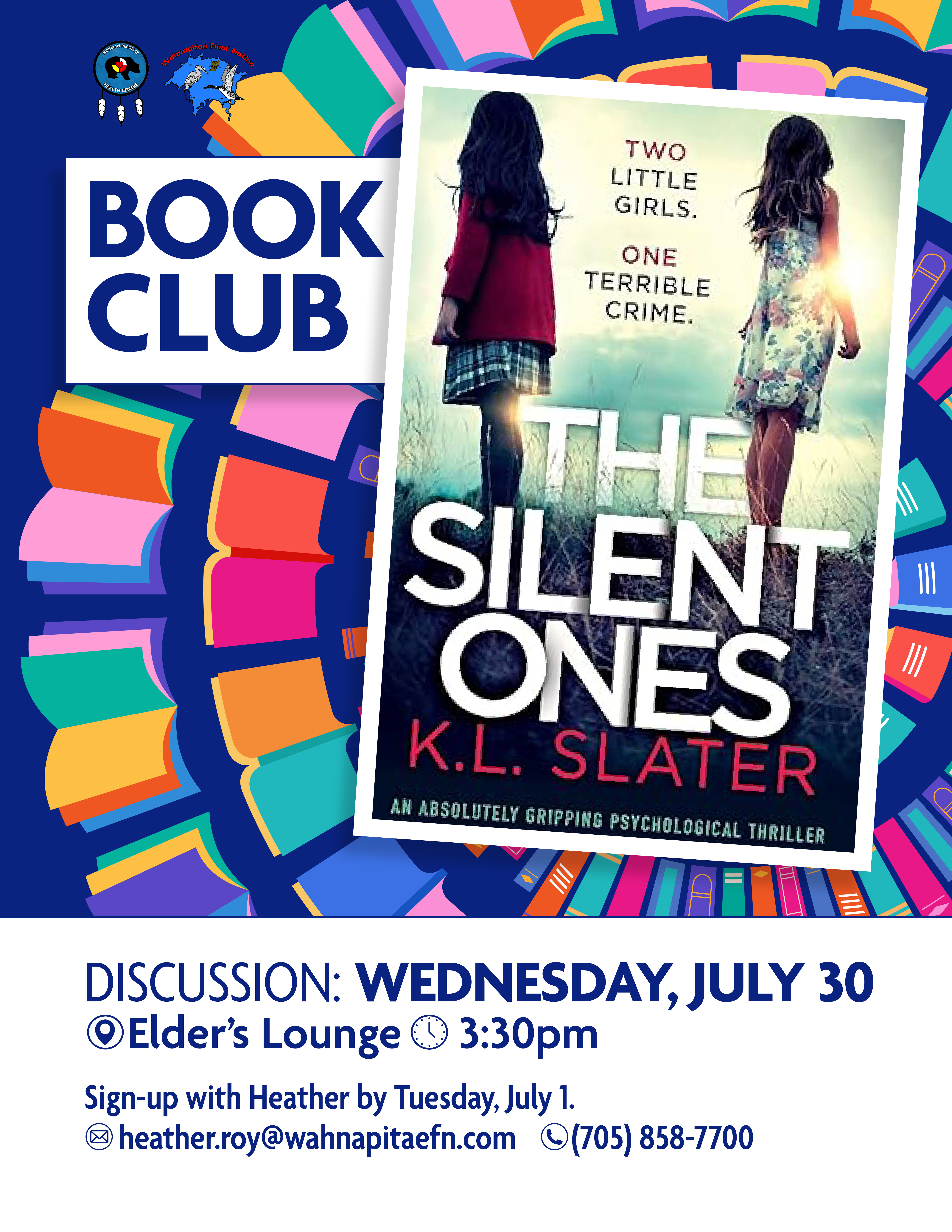 Book Club - Discussion Meeting Flyer