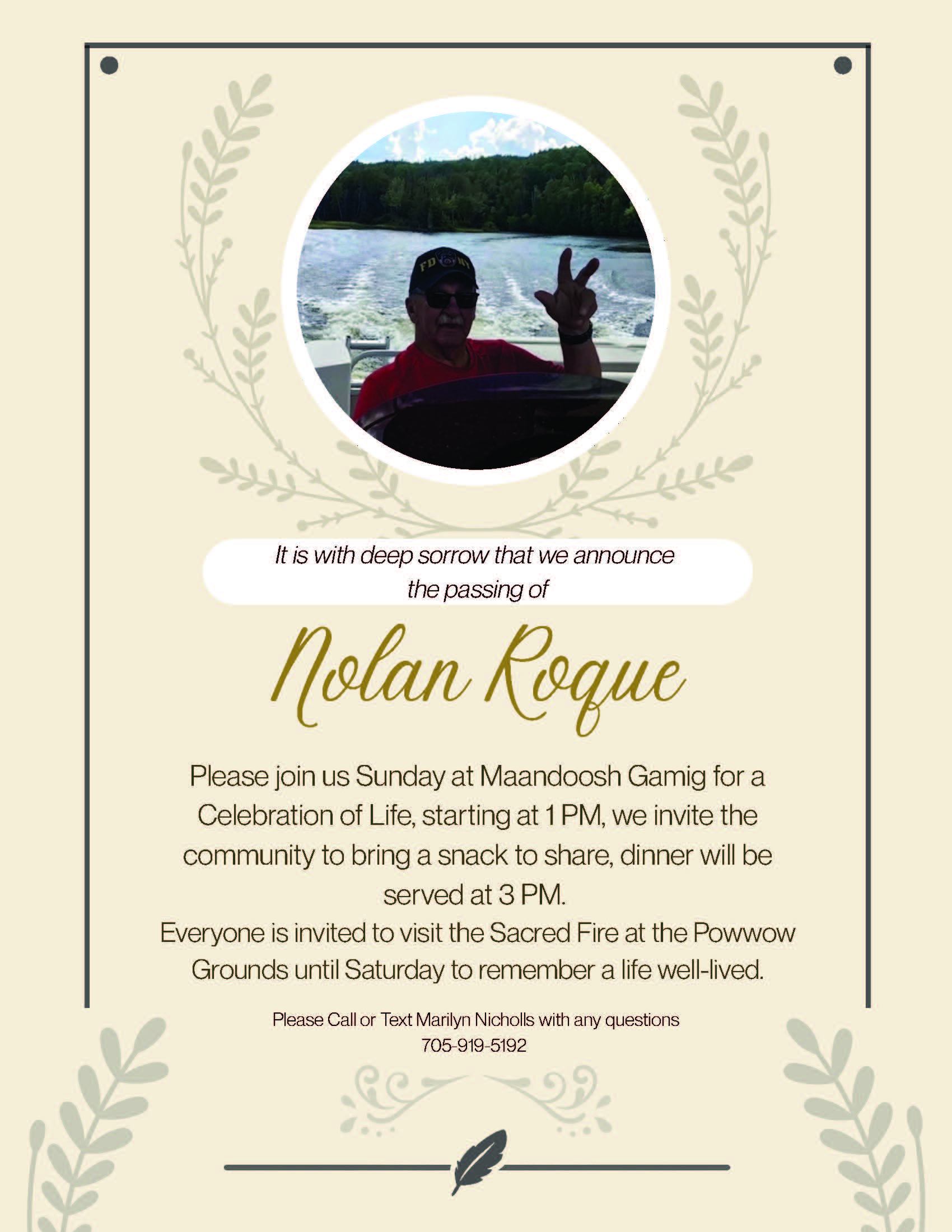 Nolan R Celebration Fire