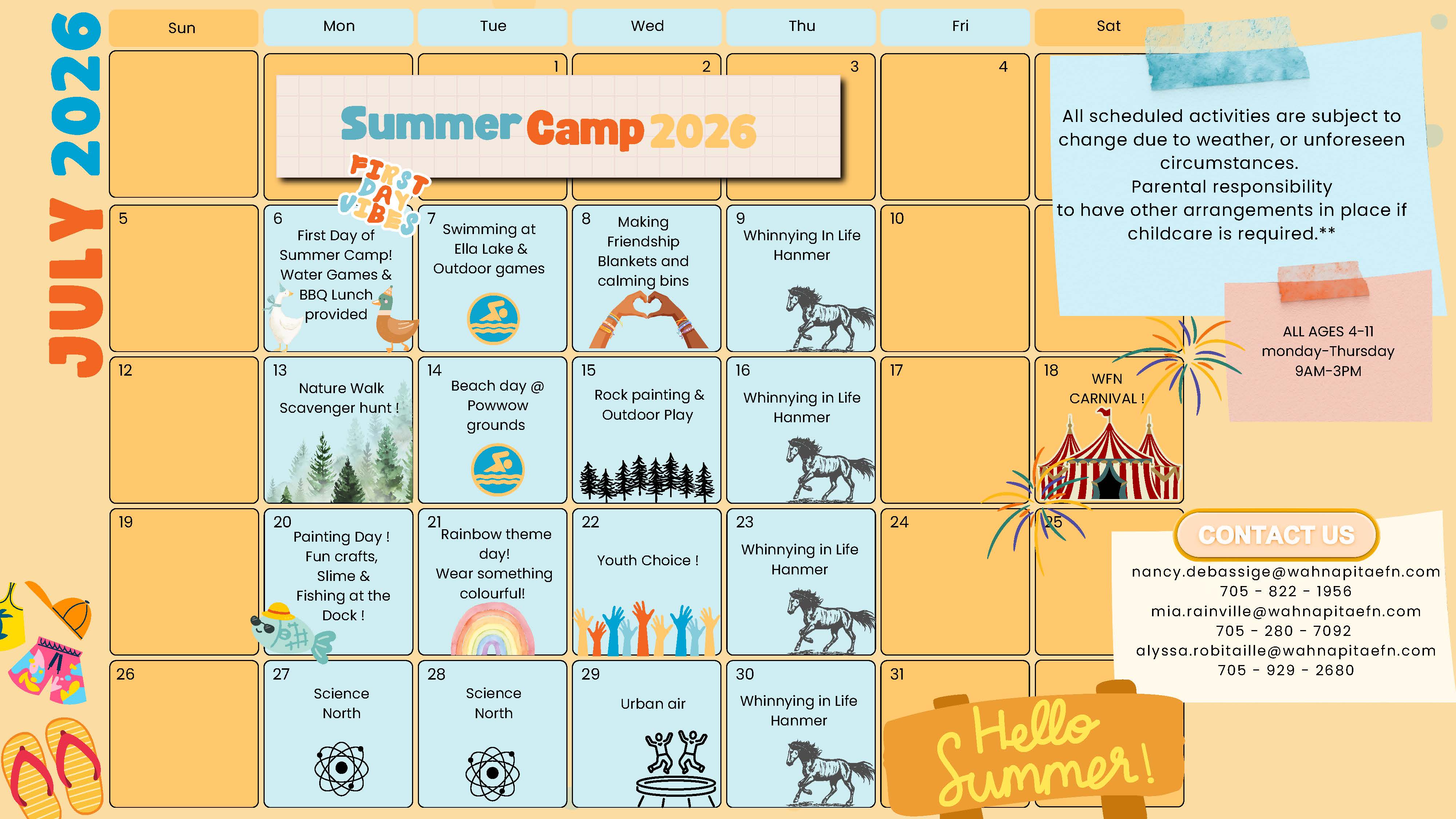 july edu calendar 2026