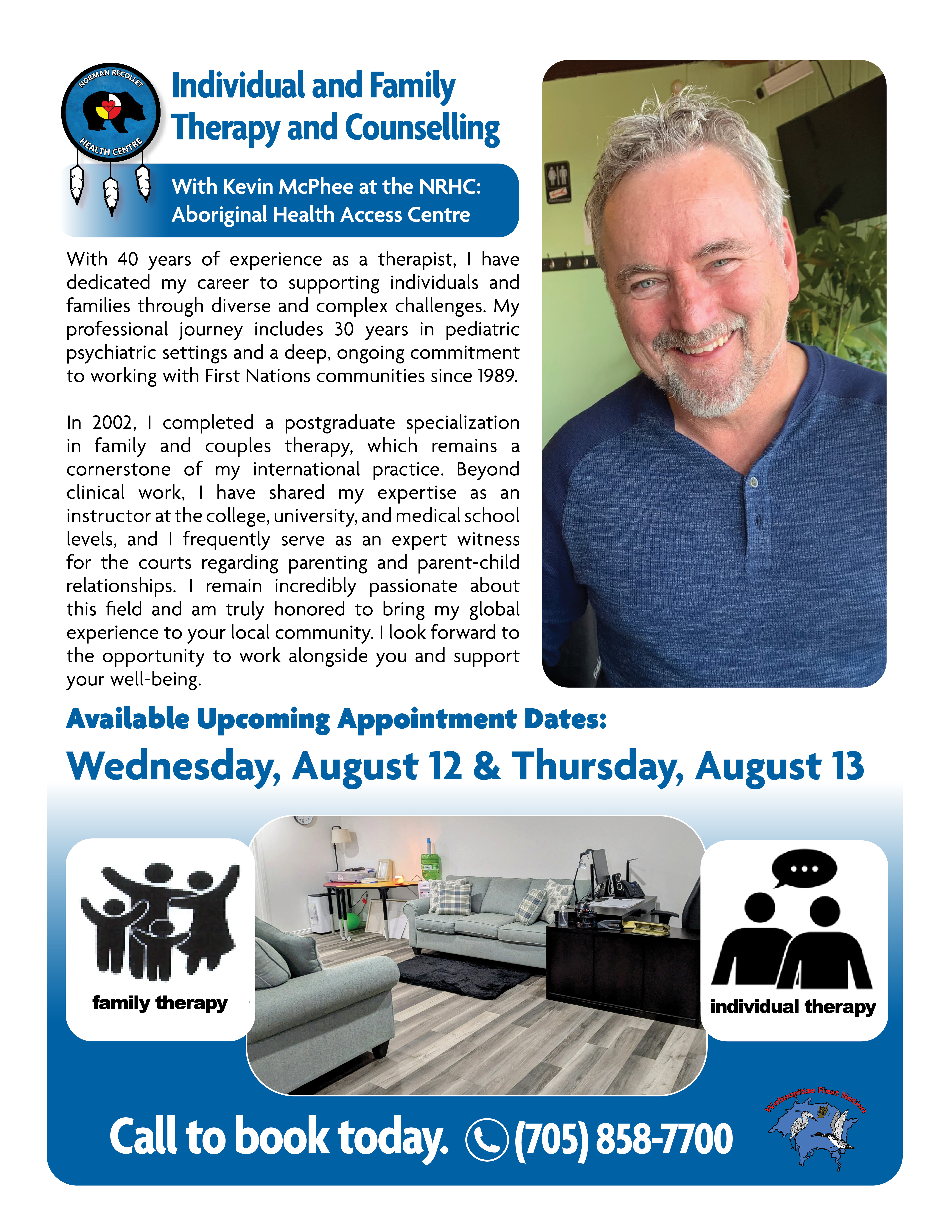NRHC - Therapy and Counselling - Kevin McPhee