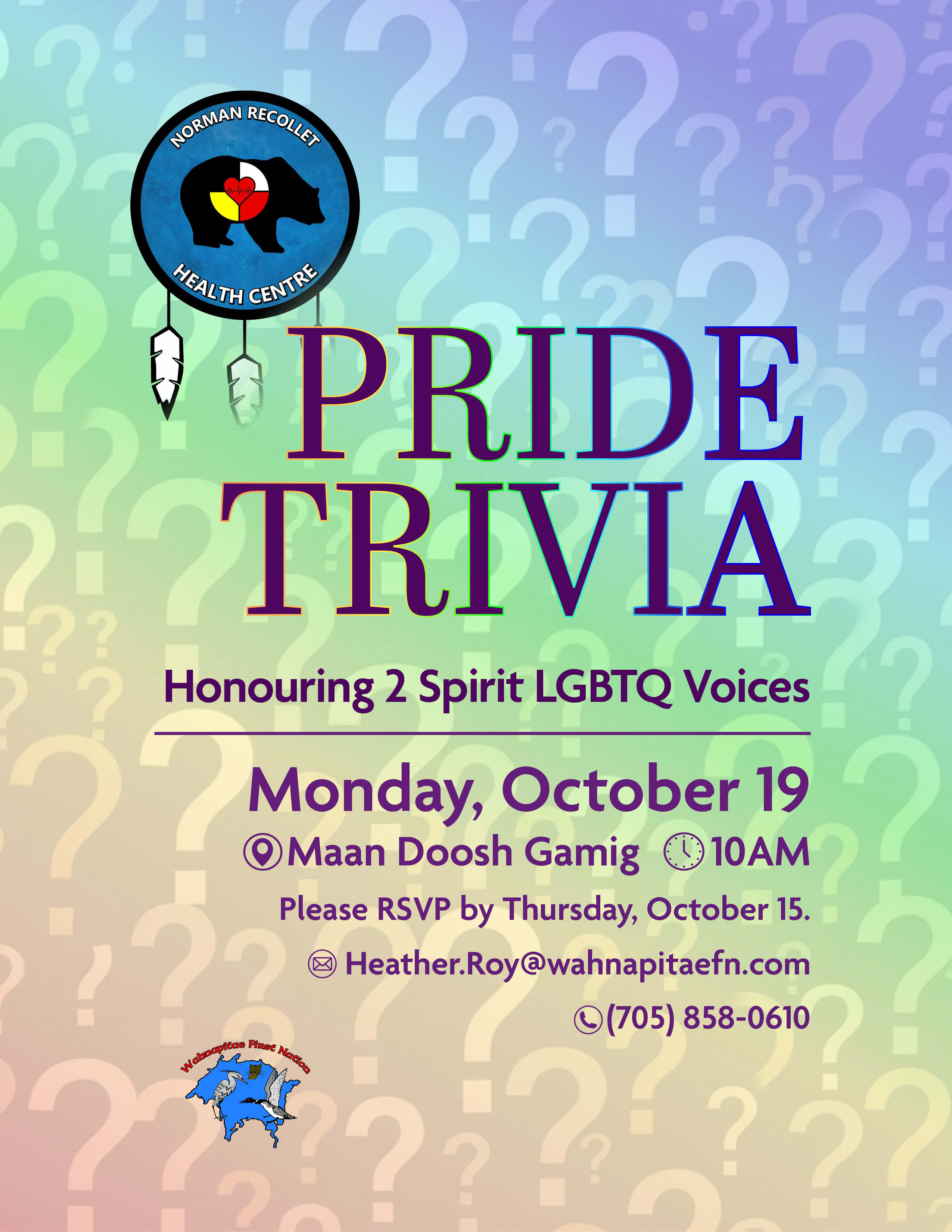 Honouring 2 Spirit LGBTQ Voices: Pride Trivia