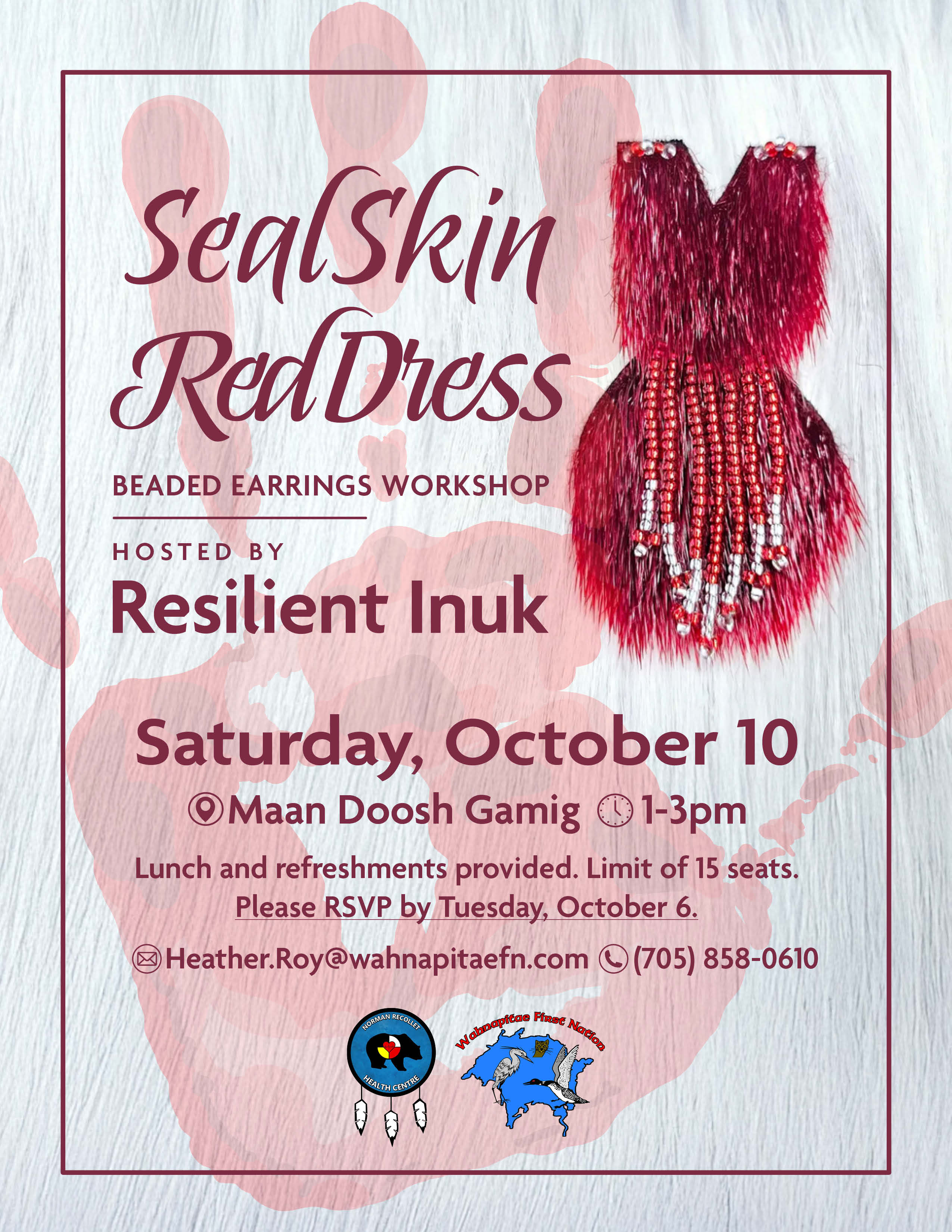 Seal Skin Beaded Earrings Workshop