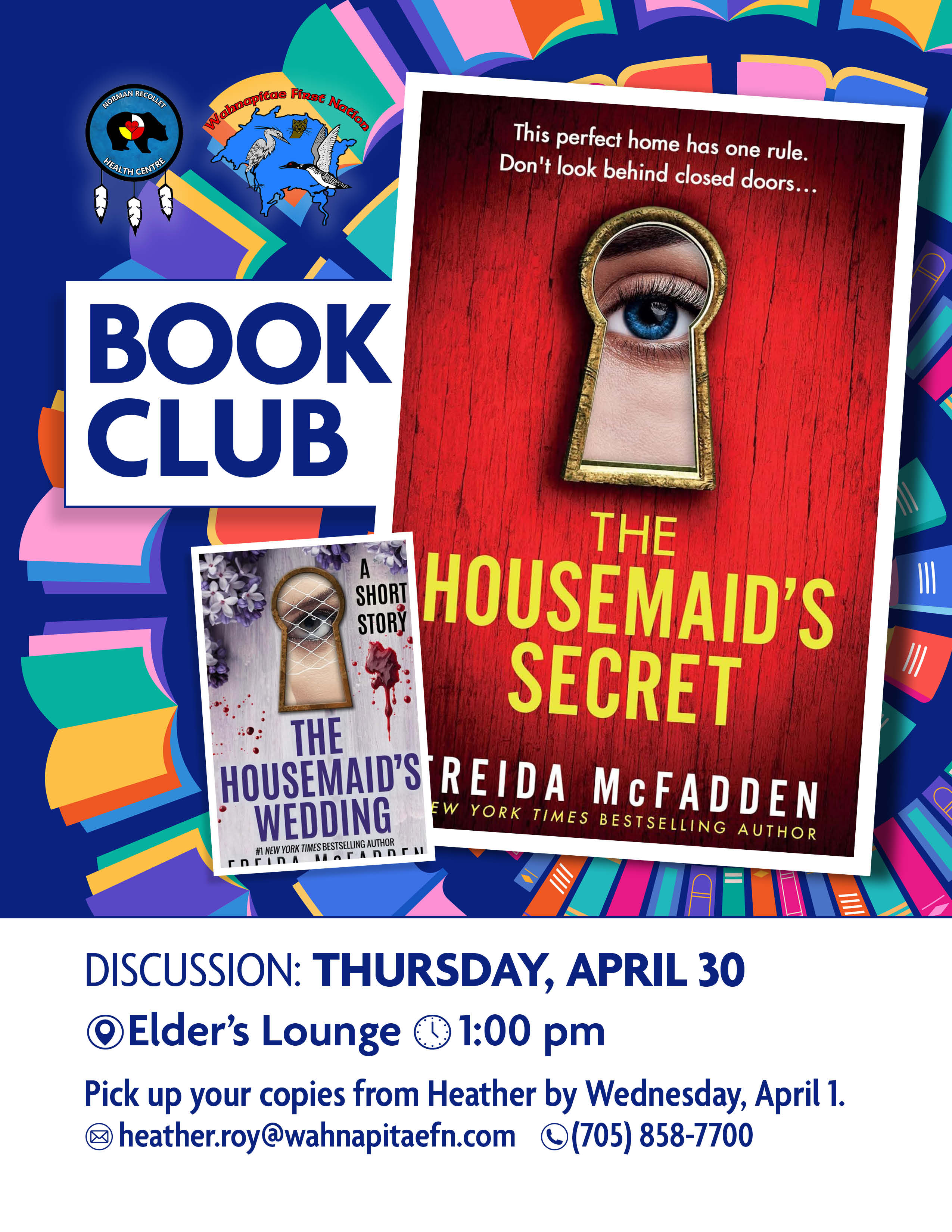 Book Club - Discussion Meeting Flyer