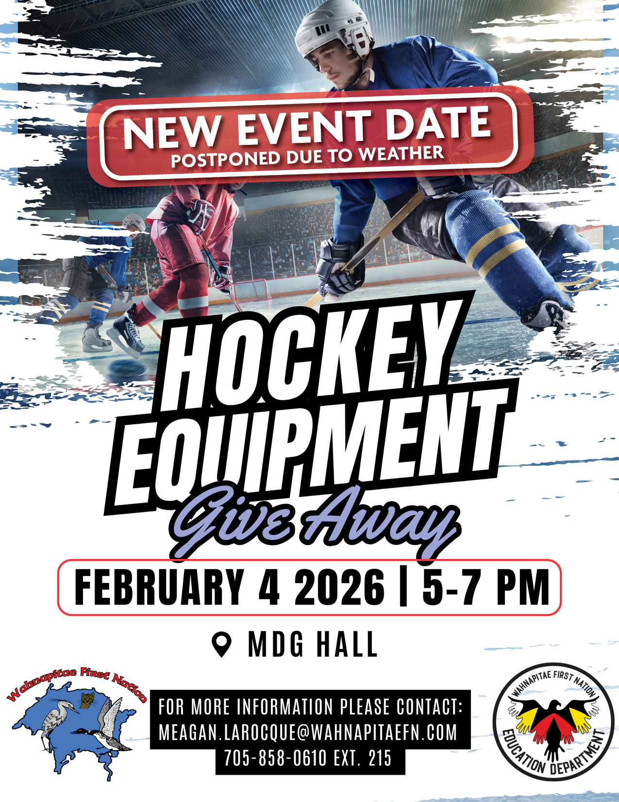 Hockey Equipment Giveaway