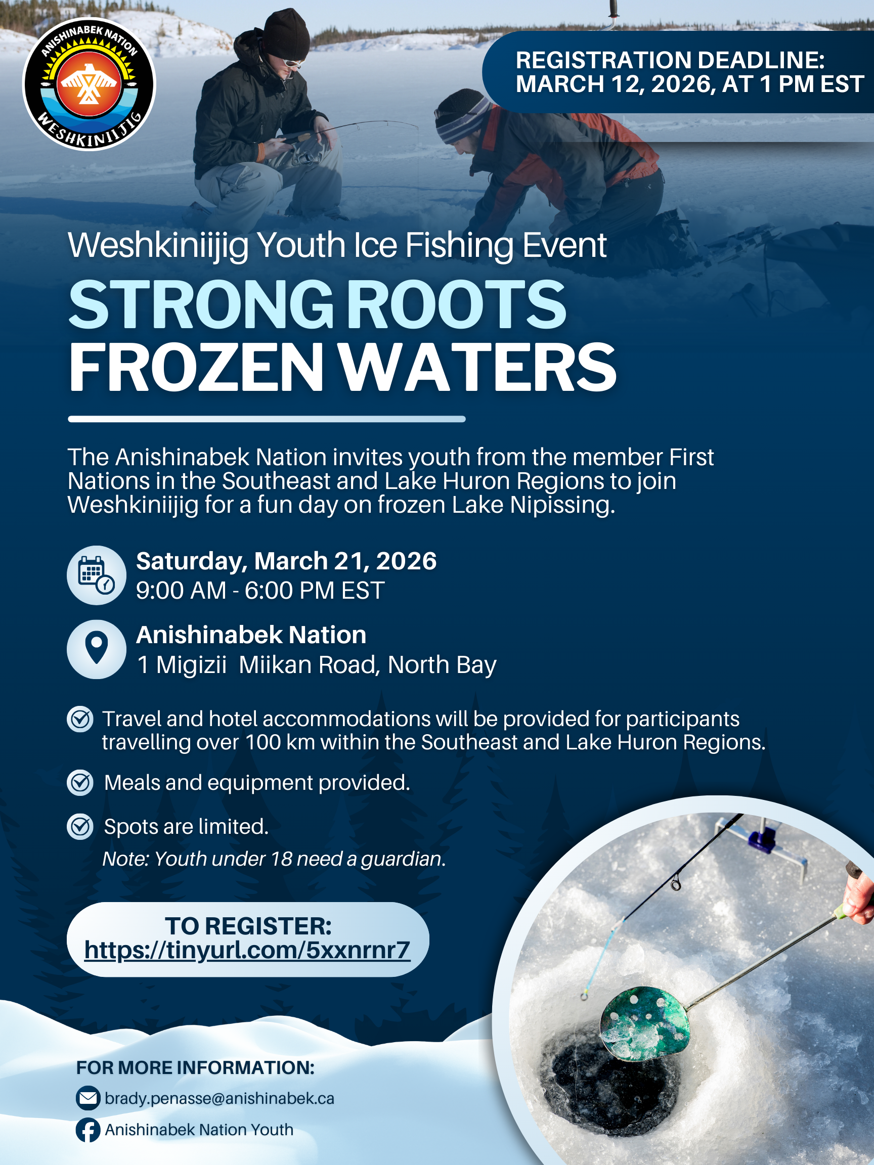 Flyer: Youth Ice Fishing